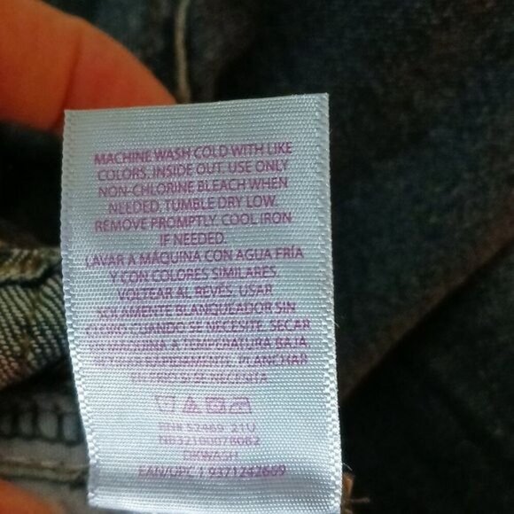 No Boundaries Womens Jeans Super High Rise Straight Distressed Denim - Picture 10 of 14